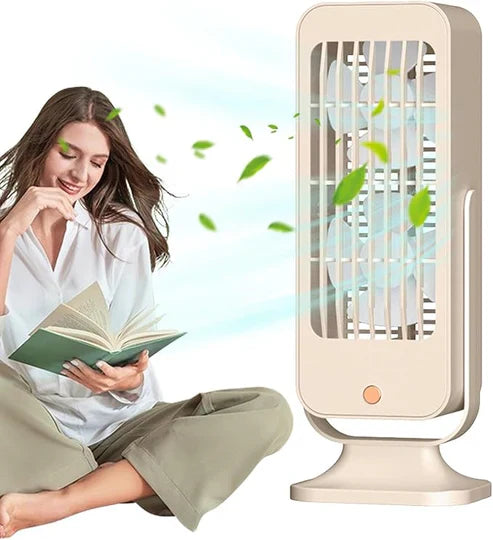 Double Blade Desktop Fan