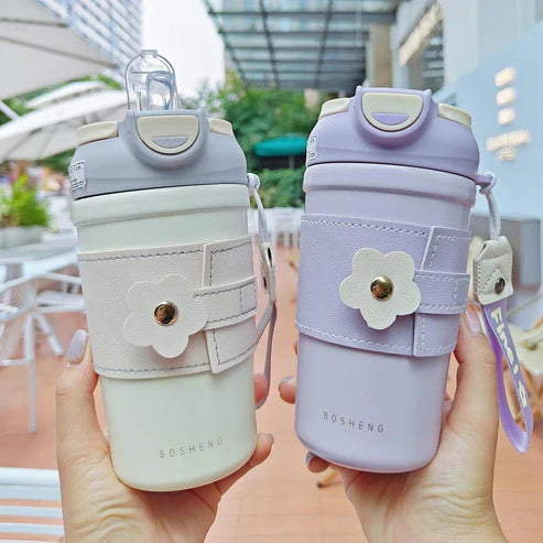 Lavender Flower Travel Mug