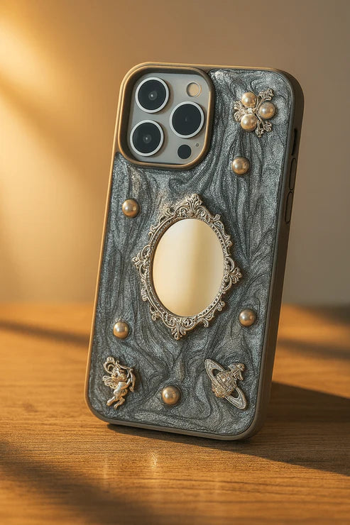 Luxury Retro Mirror iPhone Case