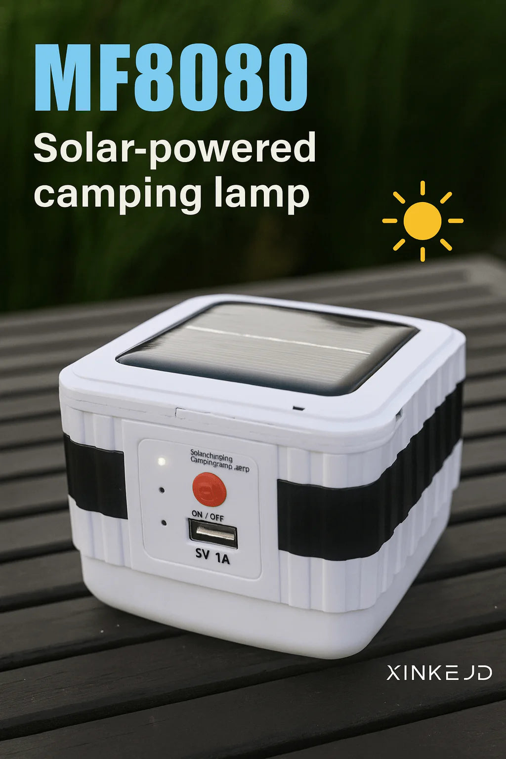 Solar-Powered Camping Lamp