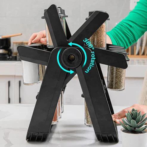 18 Jar Rotating Spice Rack