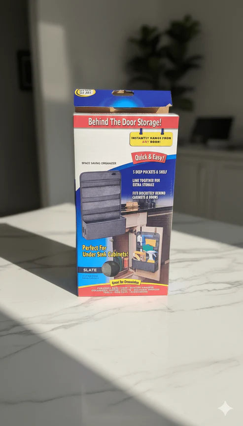 Behind-The-Door Storage Organizer