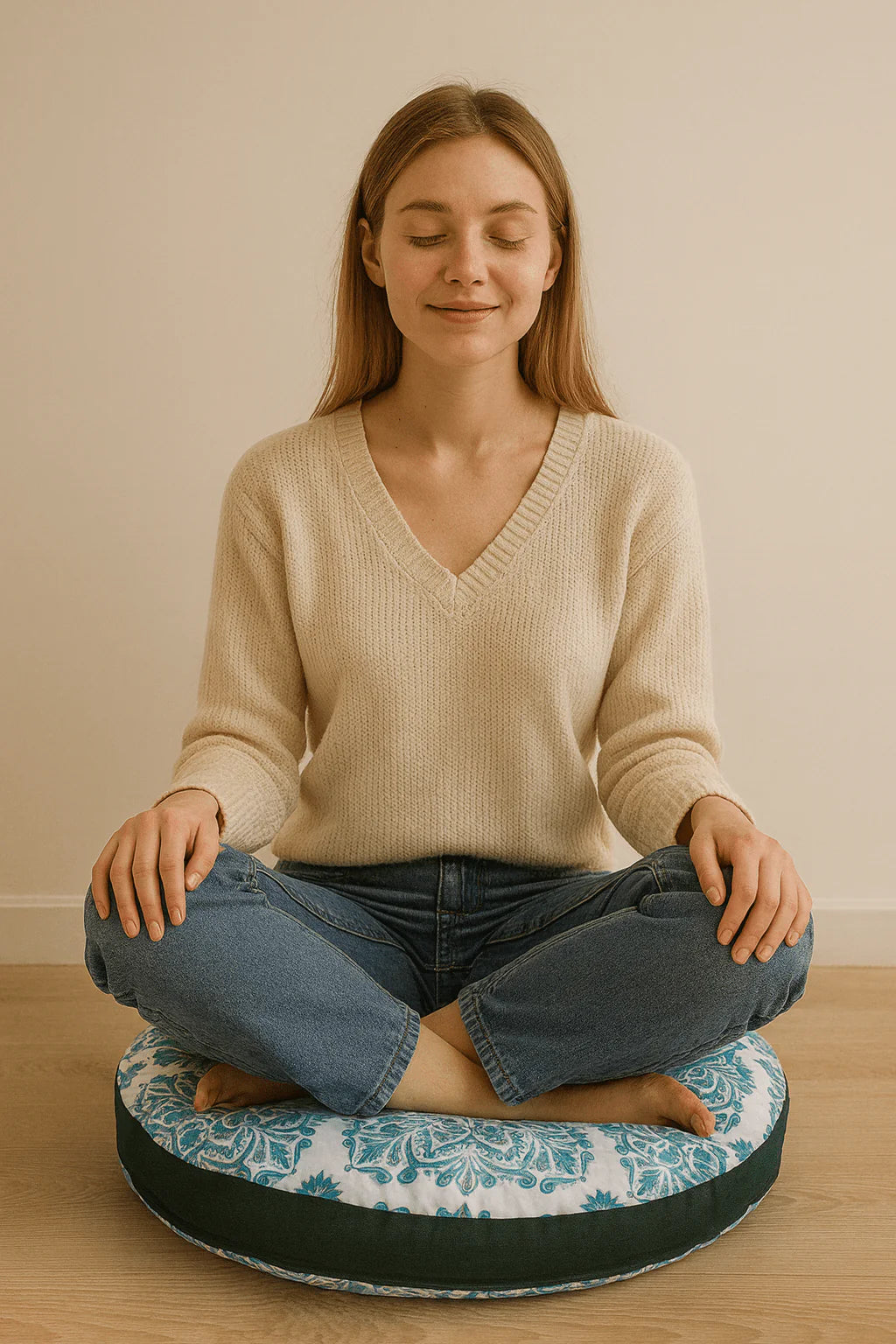 Boho Mandala Floor Cushion