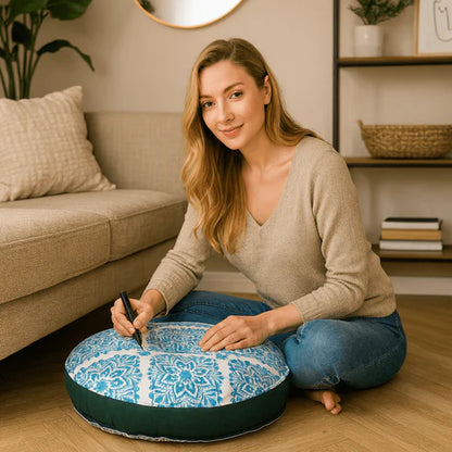 Boho Mandala Floor Cushion