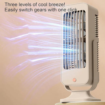 Double Blade Desktop Fan