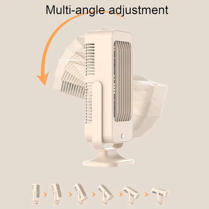 Double Blade Desktop Fan