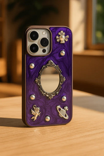 Luxury Retro Mirror iPhone Case