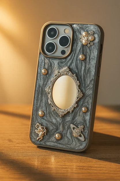 Luxury Retro Mirror iPhone Case